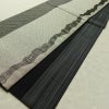 袋帯 六通柄 良品 フォーマル用 正絹 縞柄・線柄 リサイクル帯 帯 金糸 銀糸 金・銀_画像10