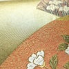 袋帯 六通柄 良品 フォーマル用 正絹 古典柄 リサイクル帯 帯 引箔 扇子 菊 金・銀_画像6