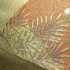 袋帯 六通柄 良品 フォーマル用 正絹 古典柄 リサイクル帯 帯 引箔 扇子 菊 金・銀_画像7