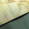 袋帯 六通柄 良品 フォーマル用 正絹 古典柄 リサイクル帯 帯 引箔 扇子 菊 金・銀_画像13