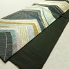 袋帯 六通柄 良品 幻想乃山河 フォーマル用 正絹 幾何学柄・抽象柄 リサイクル帯 帯 箔 多色使い_画像10