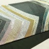 袋帯 六通柄 良品 幻想乃山河 フォーマル用 正絹 幾何学柄・抽象柄 リサイクル帯 帯 箔 多色使い_画像12
