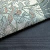 袋帯 太鼓柄 フォーマル用 正絹 花柄 リサイクル帯 帯 箔 青・紺_画像13