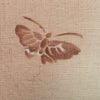袋帯 本場結城玉紬 手描友禅袋帯 太鼓柄 良品 一般用 正絹 幾何学柄・抽象柄 リサイクル帯 帯 箔 ベージュ_画像14