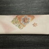 袋帯 本場結城玉紬 手描友禅袋帯 太鼓柄 良品 一般用 正絹 幾何学柄・抽象柄 リサイクル帯 帯 箔 ベージュ_画像16