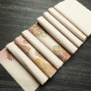 袋帯 本場結城玉紬 手描友禅袋帯 太鼓柄 良品 一般用 正絹 幾何学柄・抽象柄 リサイクル帯 帯 箔 ベージュ_画像18