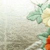 名古屋帯 太鼓柄 正絹 花柄 名古屋仕立て なごや帯 リサイクル帯 帯 金・銀_画像6