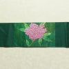 名古屋帯 太鼓柄 良品 正絹 花柄 名古屋仕立て なごや帯 リサイクル帯 帯 紫陽花 箔 緑・うぐいす色_画像13