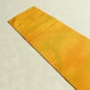 名古屋帯 六通柄 正絹 幾何学柄・抽象柄 名古屋仕立て なごや帯 リサイクル帯 帯 黄・黄土色_画像15