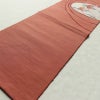 名古屋帯 太鼓柄 良品 正絹 花柄 松葉仕立て なごや帯 リサイクル帯 帯 紬地 ピンク_画像10