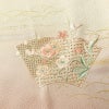 付け下げ 美品 しつけ糸付き スワトウ刺繍 綸子 正絹 古典柄 袷仕立て 身丈163.5cm 裄丈64.5cm リサイクル着物 着物 刺繍 入学式 卒業式 七五三 お宮参り フォーマル 上品 扇面 ピンク_画像11