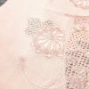 付け下げ 美品 しつけ糸付き スワトウ刺繍 相良刺繍 正絹 袷仕立て 身丈162cm 裄丈66.5cm リサイクル着物 着物 刺繍 入学式 卒業式 七五三 お宮参り フォーマル 上品 ピンク_画像11