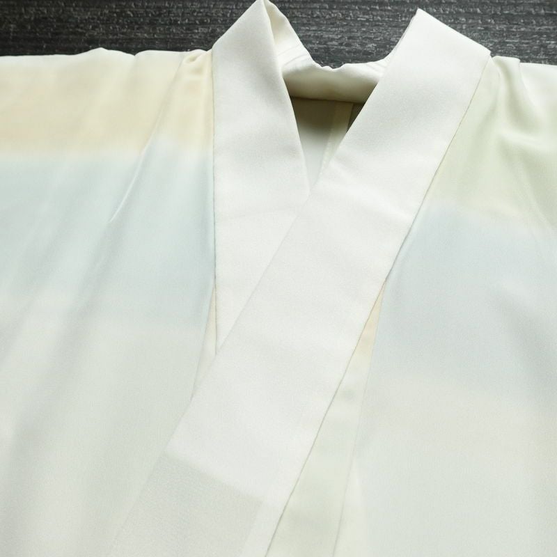 長襦袢 良品 正絹 縞柄・線柄 袖無双・胴抜き 身丈126.5cm 裄丈63cm リサイクル着物 着物 フォーマル シンプル 多色使い_画像15