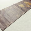 名古屋帯 太鼓柄 正絹 古典柄 名古屋仕立て なごや帯 リサイクル帯 帯 箔 シンプル 扇子 紫・藤色_画像9