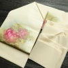 名古屋帯 太鼓柄 正絹 花柄 名古屋仕立て なごや帯 リサイクル帯 帯 箔 シンプル クリーム_画像17