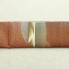 袋帯 すくい織 太鼓柄 良品 一般用 正絹 幾何学柄・抽象柄 リサイクル帯 帯 モダン 洒落 茶_画像15