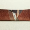 袋帯 すくい織 太鼓柄 良品 一般用 正絹 幾何学柄・抽象柄 リサイクル帯 帯 モダン 洒落 茶_画像16