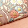 袋帯 六通柄 能衣小花文様 フォーマル用 正絹 古典柄 リサイクル帯 帯 箔 金糸 入学式 卒業式 結婚式 七五三 パーティー お宮参り フォーマル 松 菊 ピンク_画像13