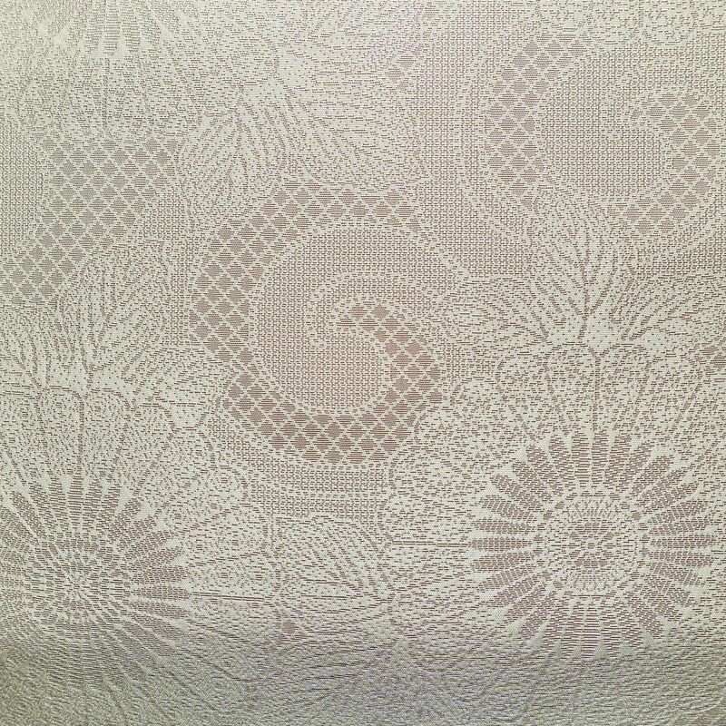 袋帯 人間国宝 中村勇二郎 古代菊 献上絵図 全通柄 良品 フォーマル用 正絹 花柄 リサイクル帯 帯 入学式 卒業式 七五三 パーティー お宮参り フォーマル 菊 ベージュ_画像2