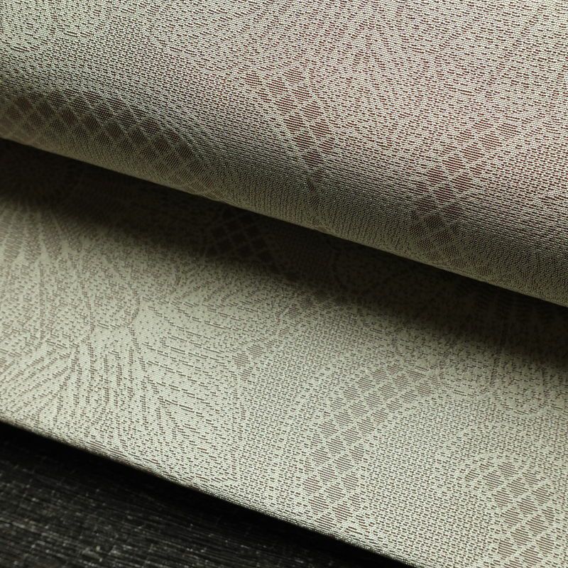 袋帯 人間国宝 中村勇二郎 古代菊 献上絵図 全通柄 良品 フォーマル用 正絹 花柄 リサイクル帯 帯 入学式 卒業式 七五三 パーティー お宮参り フォーマル 菊 ベージュ_画像8