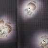 付け下げ 良品 しつけ糸付き 正絹 人物・動物柄 袷仕立て 身丈156cm 裄丈64cm リサイクル着物 着物 金彩 シンプル 紫・藤色_画像6
