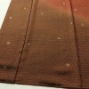 付け下げ 正絹 花柄 袷仕立て 身丈163cm 裄丈66cm リサイクル着物 着物 金彩 桜 茶_画像4