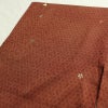 付け下げ 正絹 花柄 袷仕立て 身丈163cm 裄丈66cm リサイクル着物 着物 金彩 桜 茶_画像17