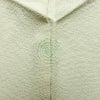 単衣 色無地 良品 しつけ糸付き 縮緬 一つ紋付き 正絹 無地 袷仕立て 身丈150cm 裄丈64.5cm リサイクル着物 着物 お茶会 フォーマル 緑・うぐいす色_画像11