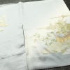 訪問着 美品 綸子 正絹 古典柄 袷仕立て 身丈158cm 裄丈66cm リサイクル着物 着物 箔 金彩 入学式 卒業式 七五三 お宮参り フォーマル 上品 青・紺_画像15
