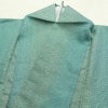 盛夏 美品 夏用 付下小紋 一つ紋付き 正絹 縞柄・線柄 単衣仕立て 身丈163cm 裄丈64.5cm リサイクル着物 着物 洒落 緑・うぐいす色_画像17