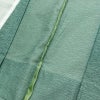 盛夏 美品 夏用 付下小紋 一つ紋付き 正絹 縞柄・線柄 単衣仕立て 身丈163cm 裄丈64.5cm リサイクル着物 着物 洒落 緑・うぐいす色_画像18