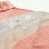 訪問着 良品 絞り 正絹 古典柄 袷仕立て 身丈161cm 裄丈64.5cm リサイクル着物 着物 金彩 入学式 卒業式 お宮参り フォーマル ピンク_画像13