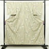 紬 良品 しつけ糸付き 正絹 花柄 袷仕立て 身丈153.5cm 裄丈63.5cm リサイクル着物 着物 緑・うぐいす色_画像1