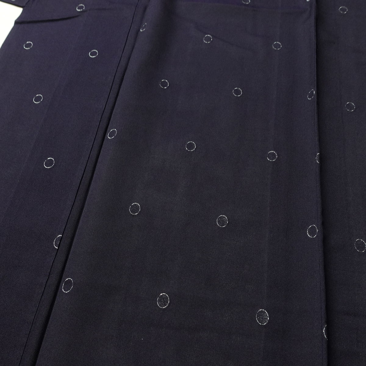 盛夏 良品 夏用 バチ衿仕立て 正絹 その他の柄 単衣仕立て 身丈151.5cm 裄丈62cm リサイクル着物 着物 青・紺_画像5