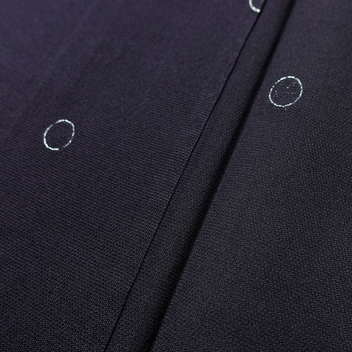 盛夏 良品 夏用 バチ衿仕立て 正絹 その他の柄 単衣仕立て 身丈151.5cm 裄丈62cm リサイクル着物 着物 青・紺_画像10