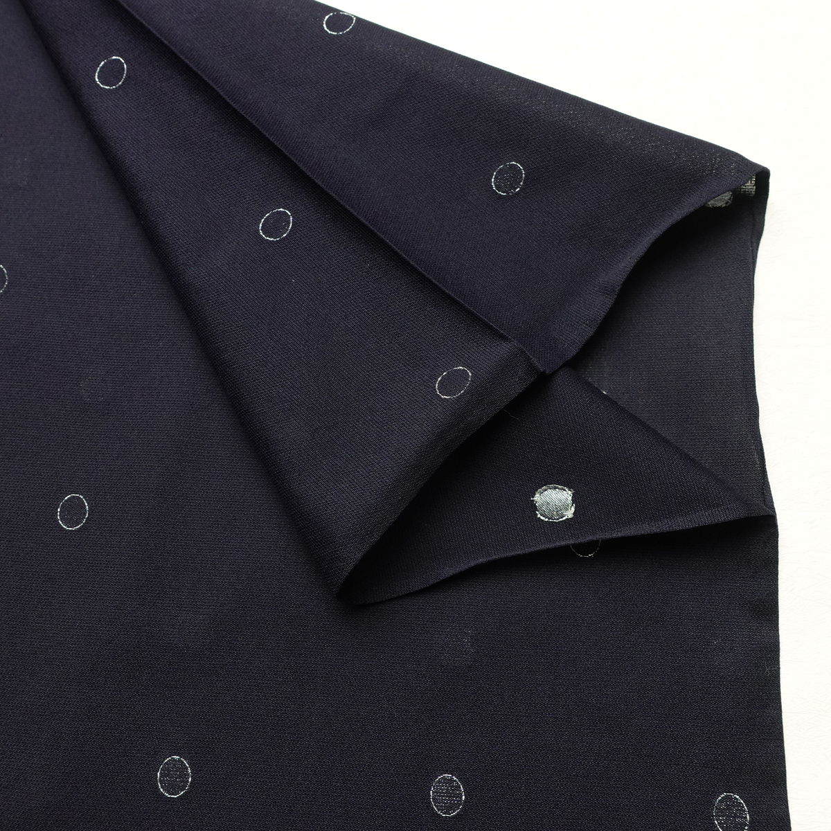 盛夏 良品 夏用 バチ衿仕立て 正絹 その他の柄 単衣仕立て 身丈151.5cm 裄丈62cm リサイクル着物 着物 青・紺_画像14