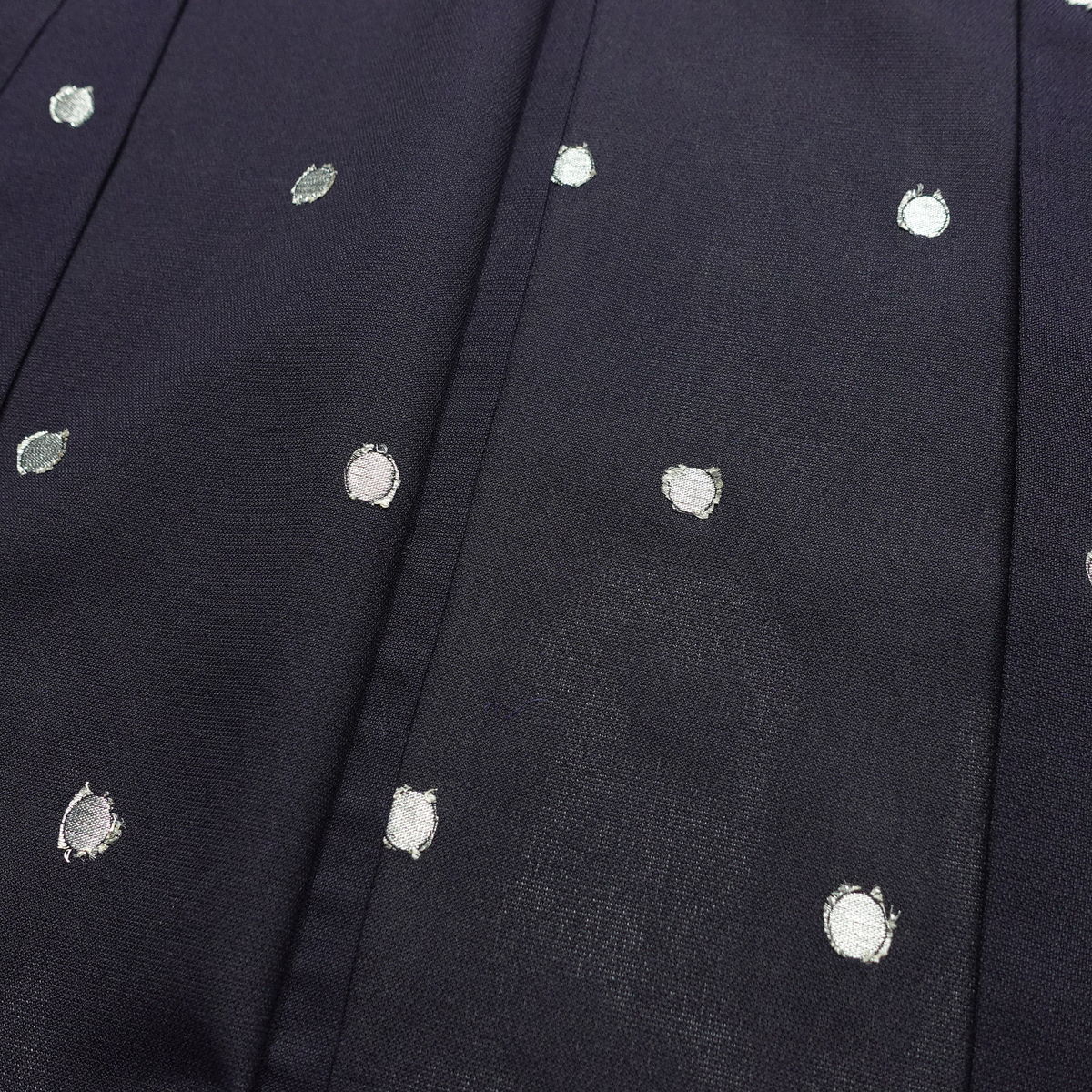 盛夏 良品 夏用 バチ衿仕立て 正絹 その他の柄 単衣仕立て 身丈151.5cm 裄丈62cm リサイクル着物 着物 青・紺_画像17