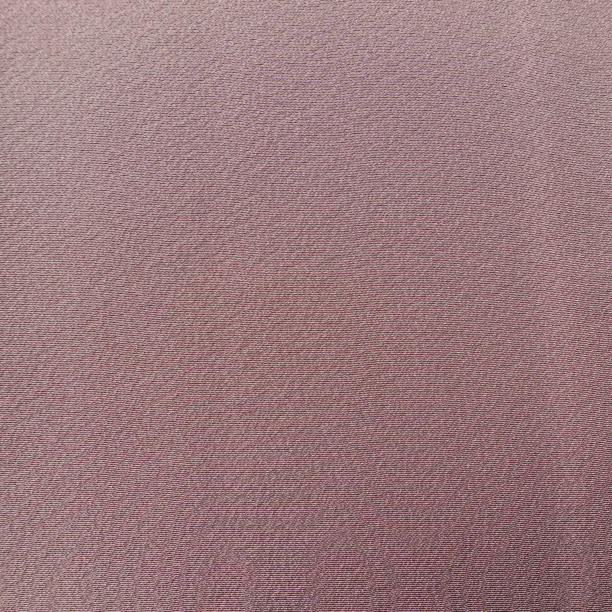 色無地 良品 縮緬 一つ紋付き 正絹 無地 袷仕立て 身丈162.5cm 裄丈63.5cm リサイクル着物 着物 お茶会 フォーマル 紫・藤色_画像7