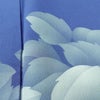 付け下げ 縮緬 正絹 木の葉・植物柄 袷仕立て 身丈168cm 裄丈63.5cm リサイクル着物 着物 フォーマル 青・紺_画像10