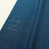 盛夏 夏用 正絹 風景柄 単衣仕立て 身丈155.5cm 裄丈62.5cm リサイクル着物 着物 青・紺_画像9
