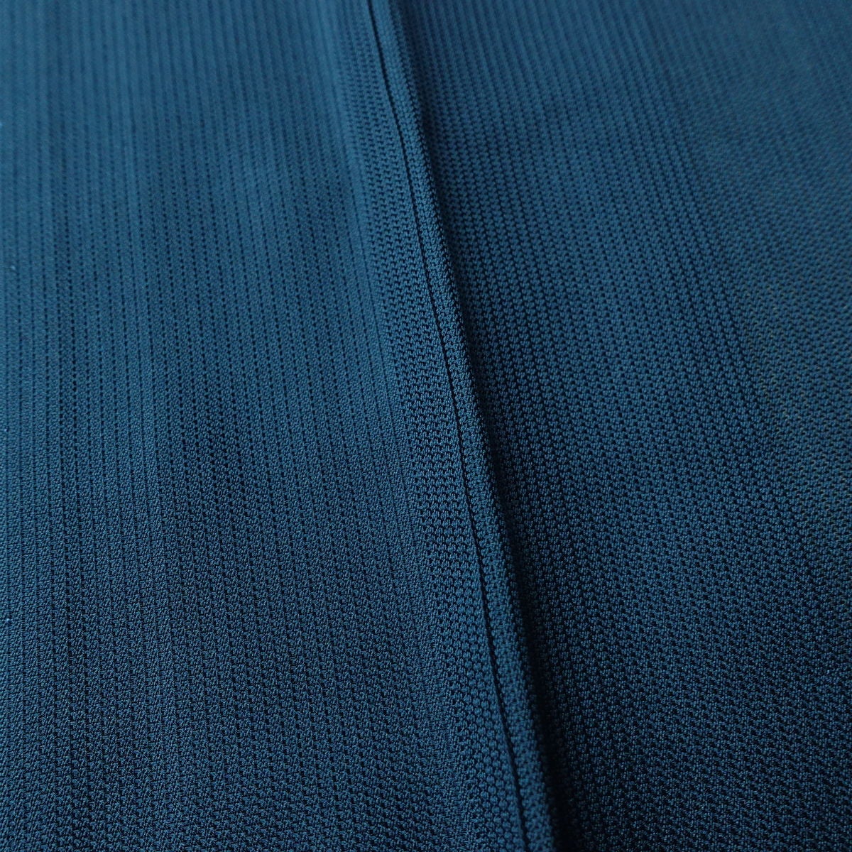 盛夏 夏用 正絹 風景柄 単衣仕立て 身丈155.5cm 裄丈62.5cm リサイクル着物 着物 青・紺_画像12