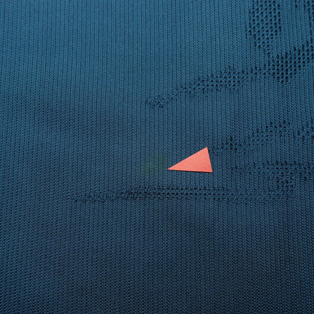 盛夏 夏用 正絹 風景柄 単衣仕立て 身丈155.5cm 裄丈62.5cm リサイクル着物 着物 青・紺_画像19