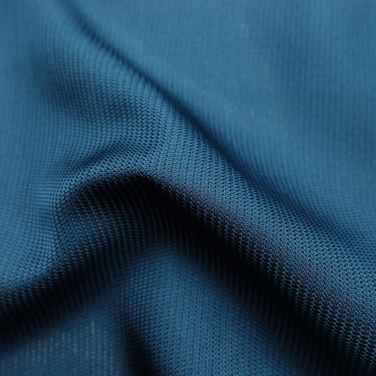 盛夏 夏用 正絹 風景柄 単衣仕立て 身丈155.5cm 裄丈62.5cm リサイクル着物 着物 青・紺_画像23