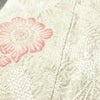 小紋 絞り 総絞り 正絹 花柄 袷仕立て 身丈155.5cm 裄丈65cm リサイクル着物 着物 グレー_画像11