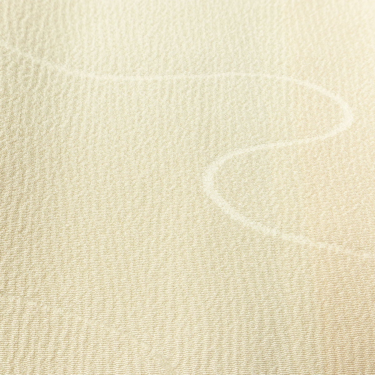 長襦袢 丹後ちりめん 本草木染 翔名織襦袢 しつけ糸付き しつけ糸付き 正絹 流水・波柄 袷仕立て 身丈127.5cm 裄丈63.5cm リサイクル着物 フォーマル ベージュ_画像9