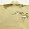 訪問着 良品 しつけ糸付き 一つ紋付き 正絹 木の葉・植物柄 袷仕立て 身丈160cm 裄丈63cm リサイクル着物 着物 刺繍 箔 共八掛 入学式 卒業式 七五三 お宮参り フォーマル 松 ベージュ_画像19