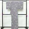 紬 良品 正絹 花柄 袷仕立て 身丈159cm 裄丈64.5cm リサイクル着物 着物 紫・藤色_画像2