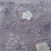 紬 良品 正絹 花柄 袷仕立て 身丈159cm 裄丈64.5cm リサイクル着物 着物 紫・藤色_画像7