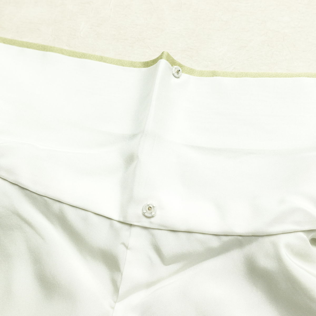 訪問着 正絹 花柄 袷仕立て 身丈169cm 裄丈70cm リサイクル着物 着物 入学式 卒業式 七五三 お宮参り フォーマル 上品 扇面 緑・うぐいす色_画像27