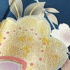 振袖 良品 縮緬 金駒刺繍 正絹 花柄 袷仕立て 身丈158cm 裄丈65cm リサイクル着物 着物 箔 金彩 成人式 二十歳 二十歳の集い フォーマル 菊 桜 青・紺_画像8